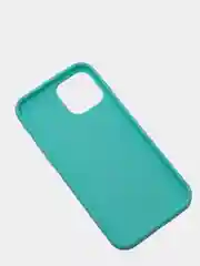 Бирюзовый силиконовый чехол на iPhone 12 Pro Max