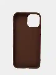 Коричневый силиконовый чехол на iPhone 12 Pro Max