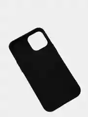 Черный силиконовый чехол на iPhone 12 Pro Max