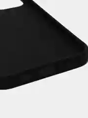 Черный силиконовый чехол на iPhone 12 Pro Max