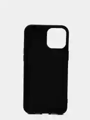 Черный силиконовый чехол на iPhone 12 Pro Max