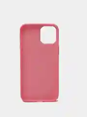 Розовый силиконовый чехол на iPhone 12 Pro Max
