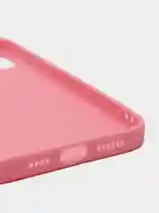 Розовый силиконовый чехол на iPhone 12 Pro Max