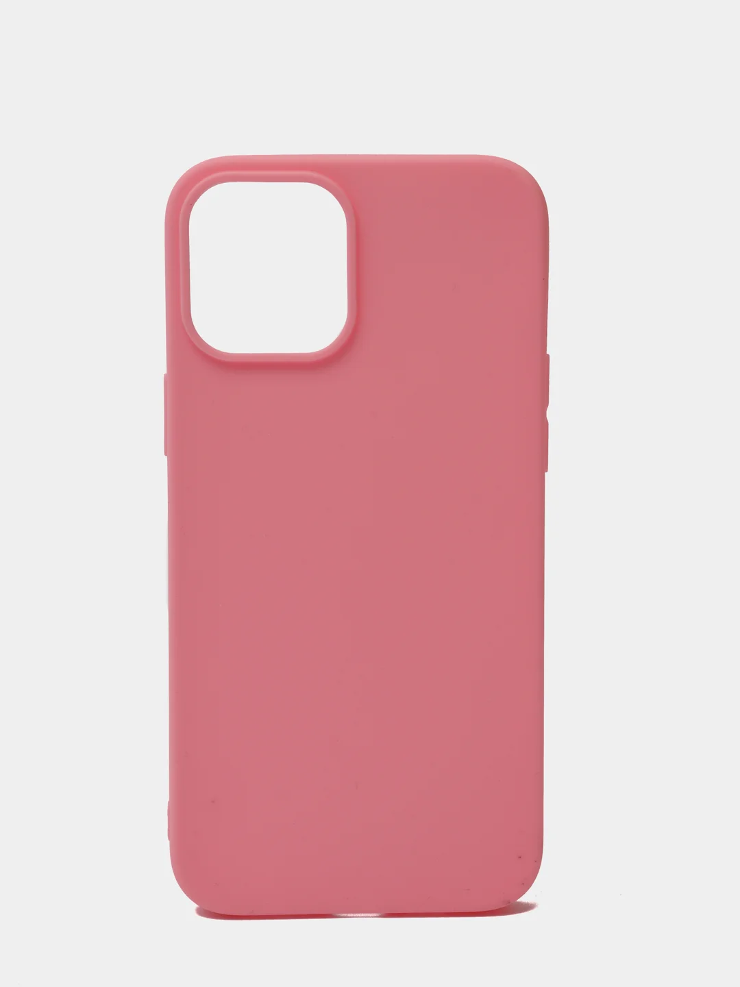 Розовый силиконовый чехол на iPhone 12 Pro Max