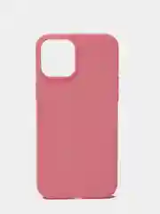 Розовый силиконовый чехол на iPhone 12 Pro Max