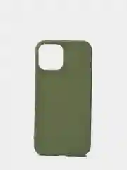 Оливковый силиконовый чехол на iPhone 12 Pro Max