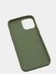 Оливковый силиконовый чехол на iPhone 12 Pro Max