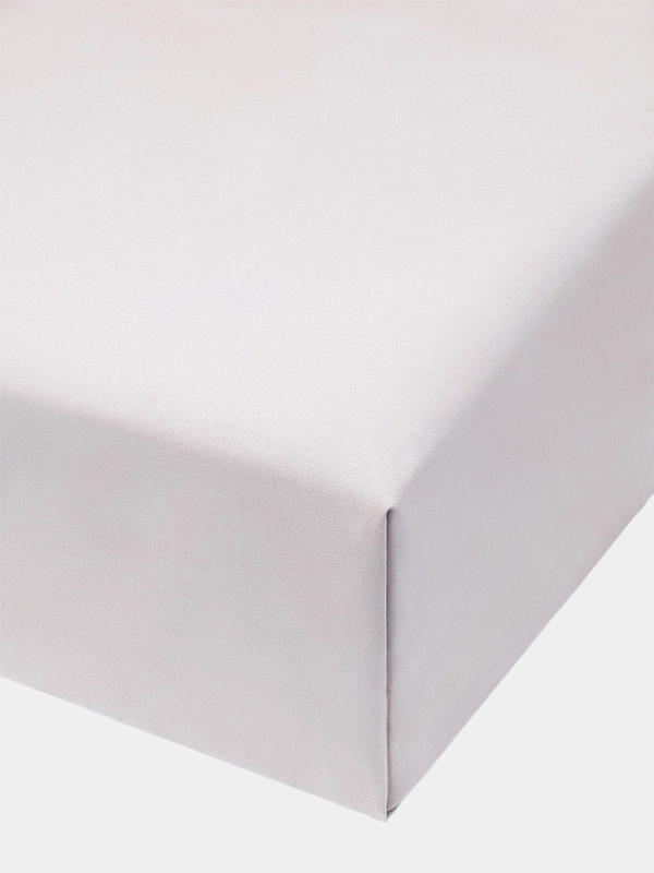 Проcтыня Бязь DeNASTIA 250x220 см, серая