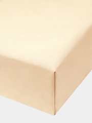 Проcтыня Бязь DeNASTIA 250x220 см, молочная