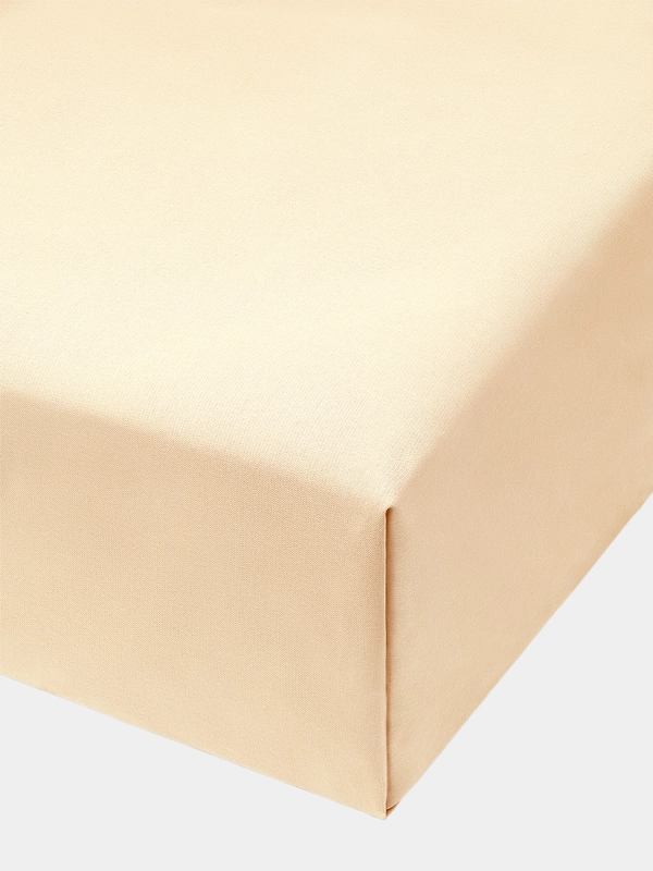 Проcтыня Бязь DeNASTIA 250x220 см, молочная