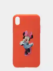 Красный чехол для iPhone XR силиконовый, матовый, с рисунком
