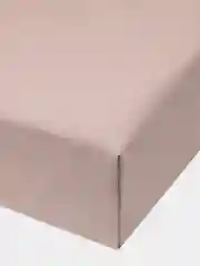 Проcтыня Бязь DeNASTIA 250x220 см, светло-коричневая