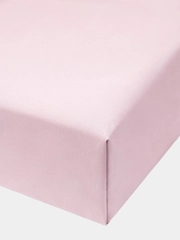 Проcтыня Бязь DeNASTIA 250x220 см, розовая