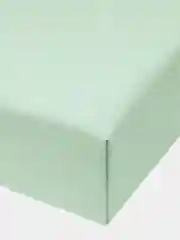 Проcтыня Бязь DeNASTIA 250x220 см, зеленая