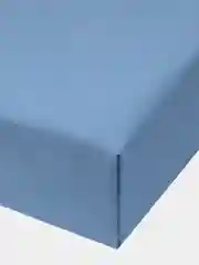 Проcтыня Бязь DeNASTIA 250x220 см, синяя