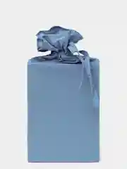 Проcтыня Бязь DeNASTIA 250x220 см, синяя