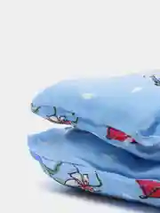 Синий подушка для новорожденных