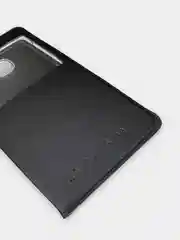 Золотой чехол книжка Samsung Galaxy A7 2016 / SM-A710F, Самсунг Галакси А7 / СМ-А710Ф с окошком