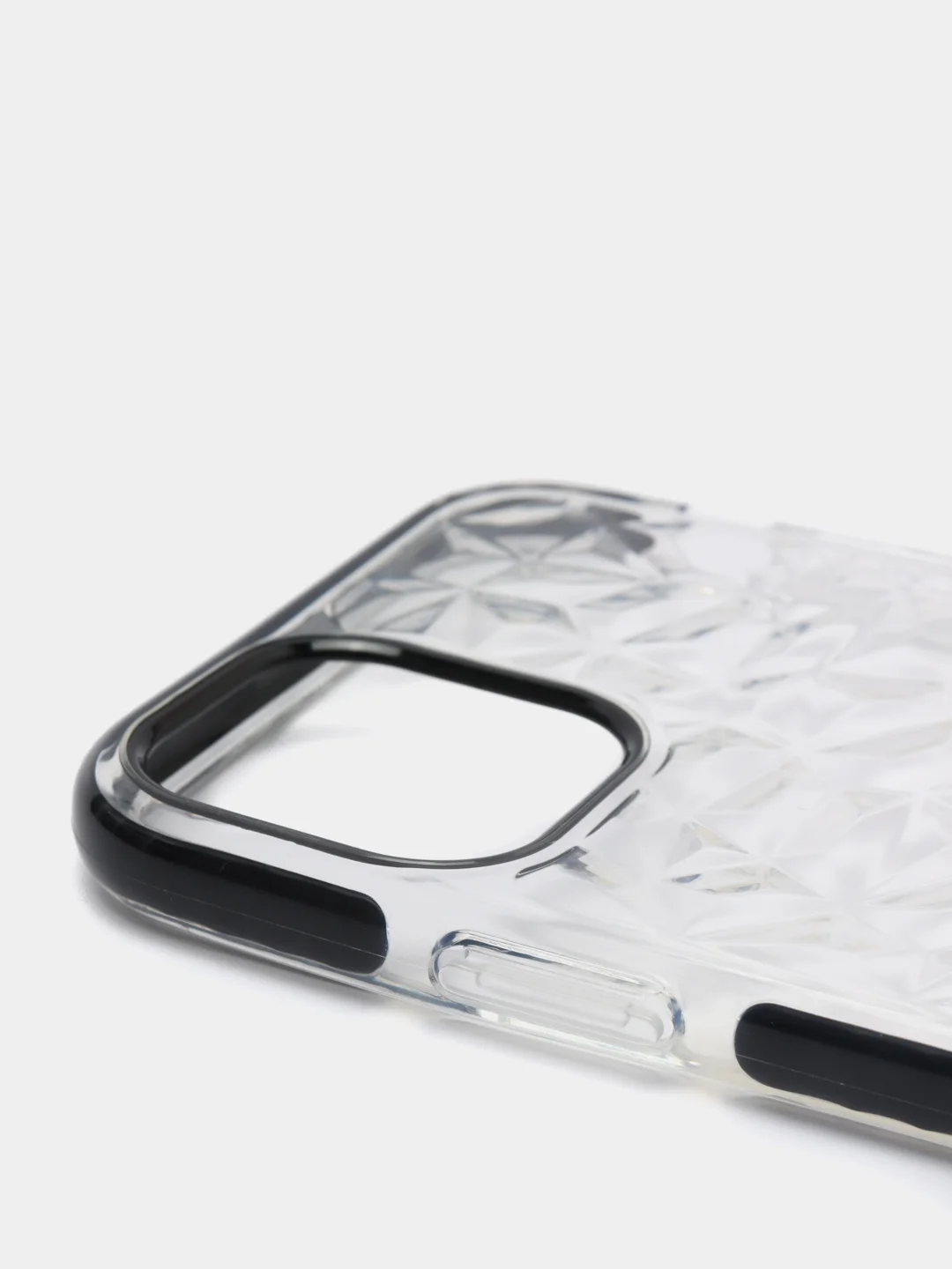 Черный чехол для IPhone 3D алмазная текстура