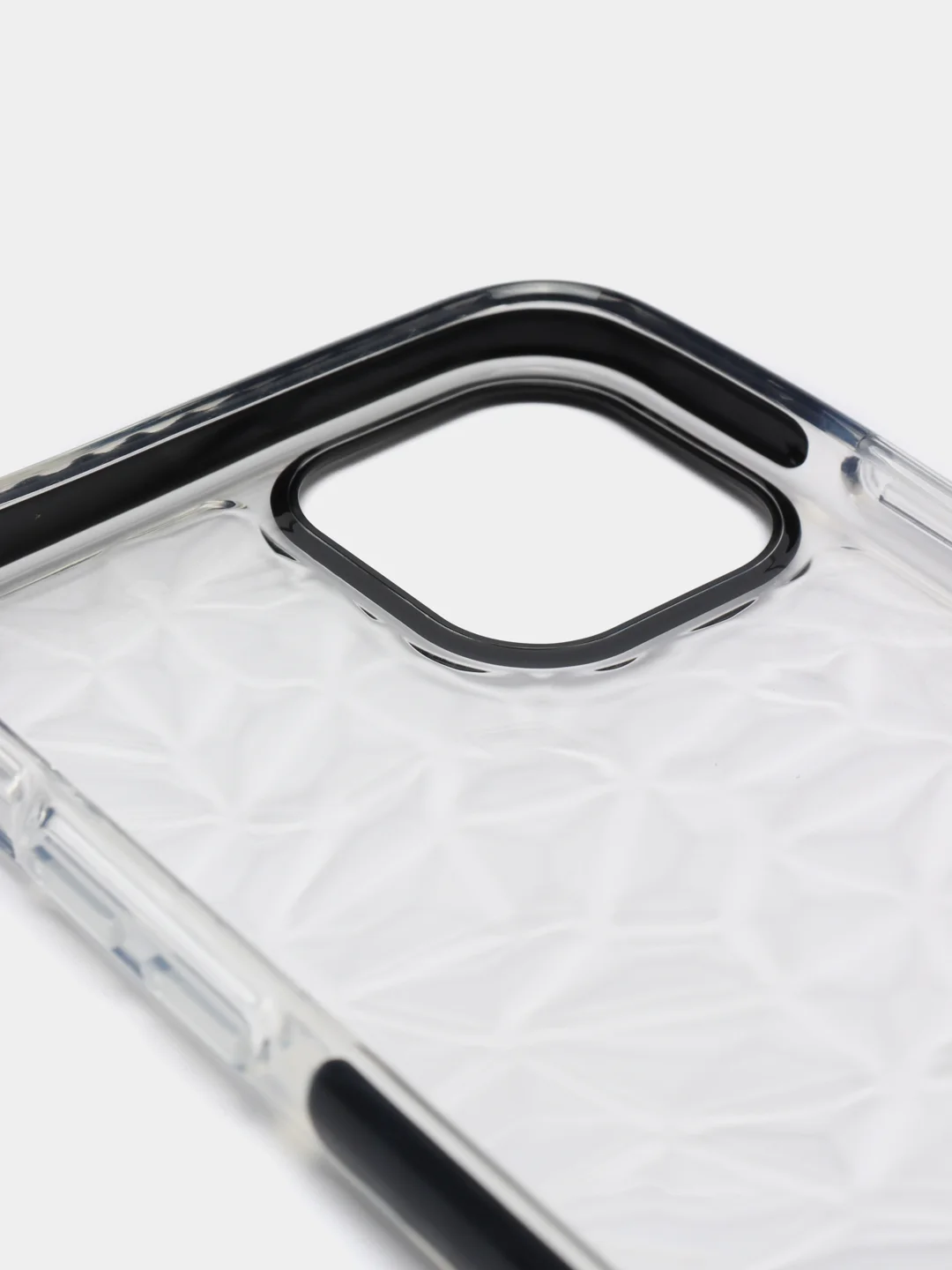 Черный чехол для IPhone 3D алмазная текстура