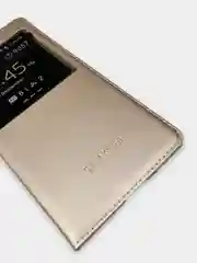 Белый чехол книжка Samsung Galaxy A8 2015, Самсунг Галакси А8 2015 с окошком