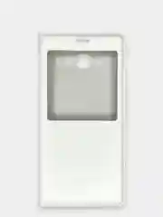 Белый чехол книжка Samsung Galaxy A8 2015, Самсунг Галакси А8 2015 с окошком