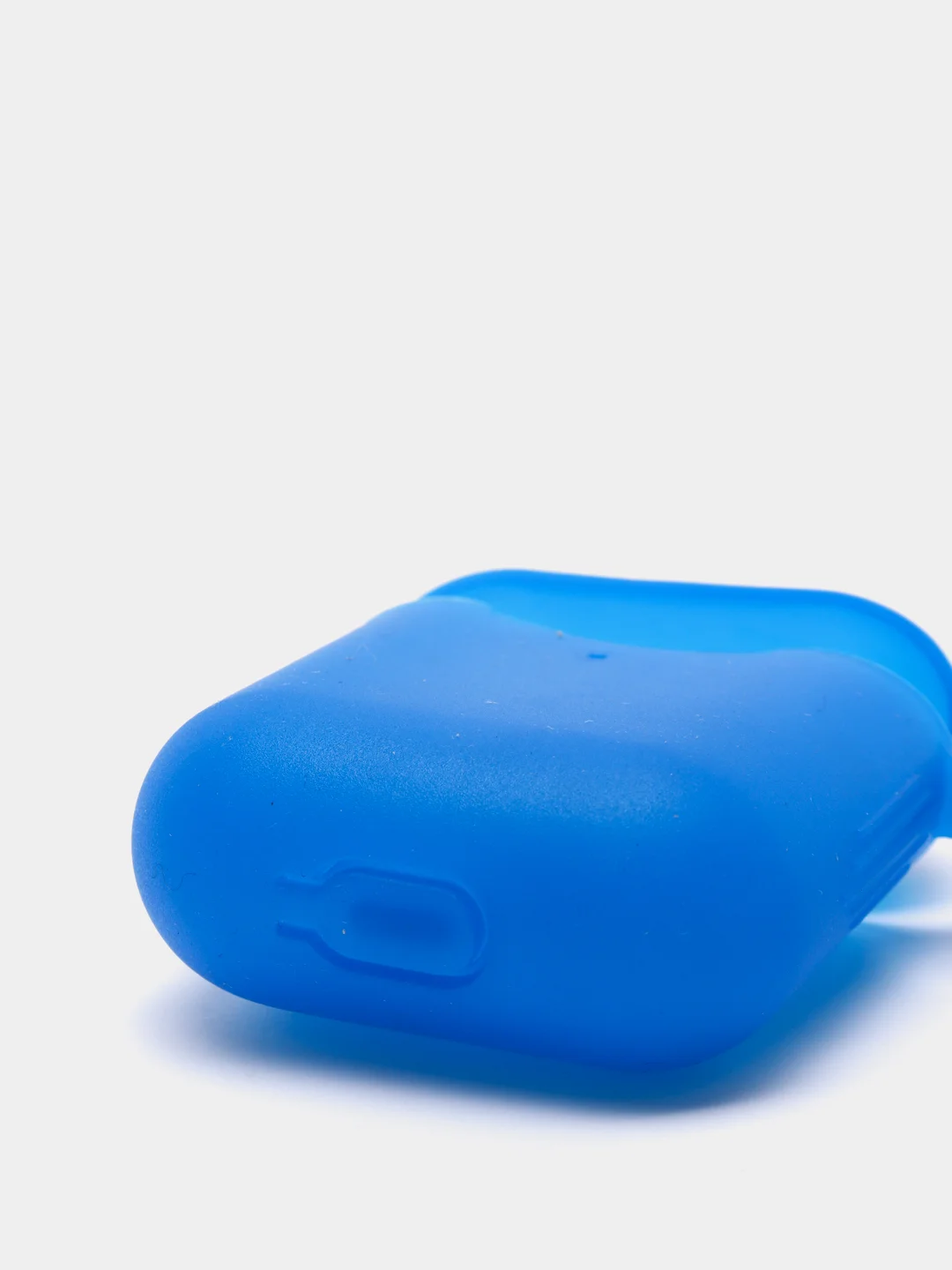 Синий силиконовая накладка на EarPods с карабином