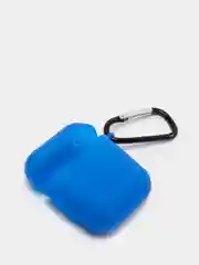 Синий силиконовая накладка на EarPods с карабином