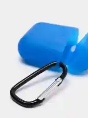 Синий силиконовая накладка на EarPods с карабином