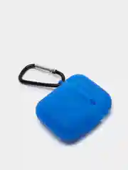Синий силиконовая накладка на EarPods с карабином
