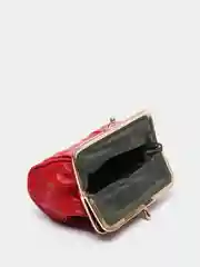 Красный кошелек из натуральной кожи, BAREZ