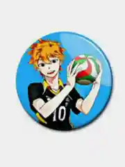 Горчичный значки аниме Волейбол Haikyuu