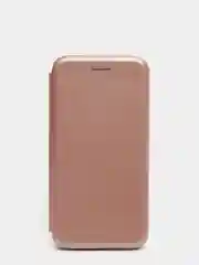 Розовый чехол книжка на Samsung Galaxy Note 10, Самсунг Галакси Нот 10