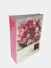 Пудровый фотоальбом на 100 фото, с кармашками