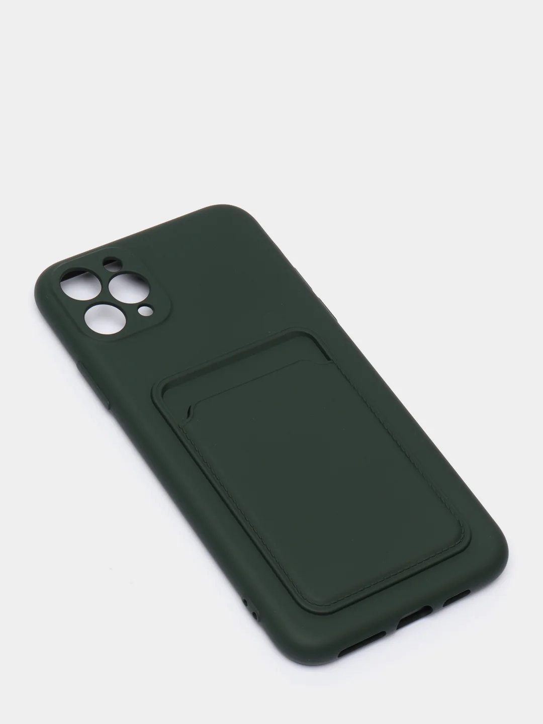 Зеленый чехлы Iphone c кармашком для карт