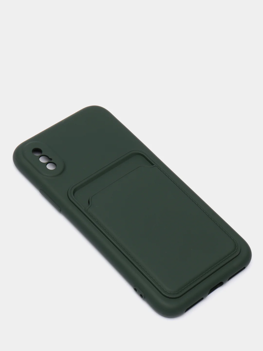Зеленый чехлы Iphone c кармашком для карт