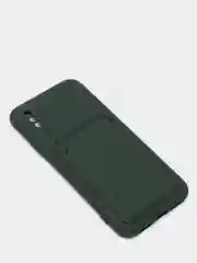 Зеленый чехлы Iphone c кармашком для карт
