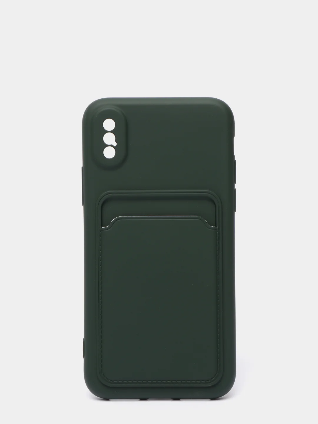 Зеленый чехлы Iphone c кармашком для карт