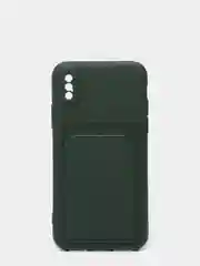 Зеленый чехлы Iphone c кармашком для карт