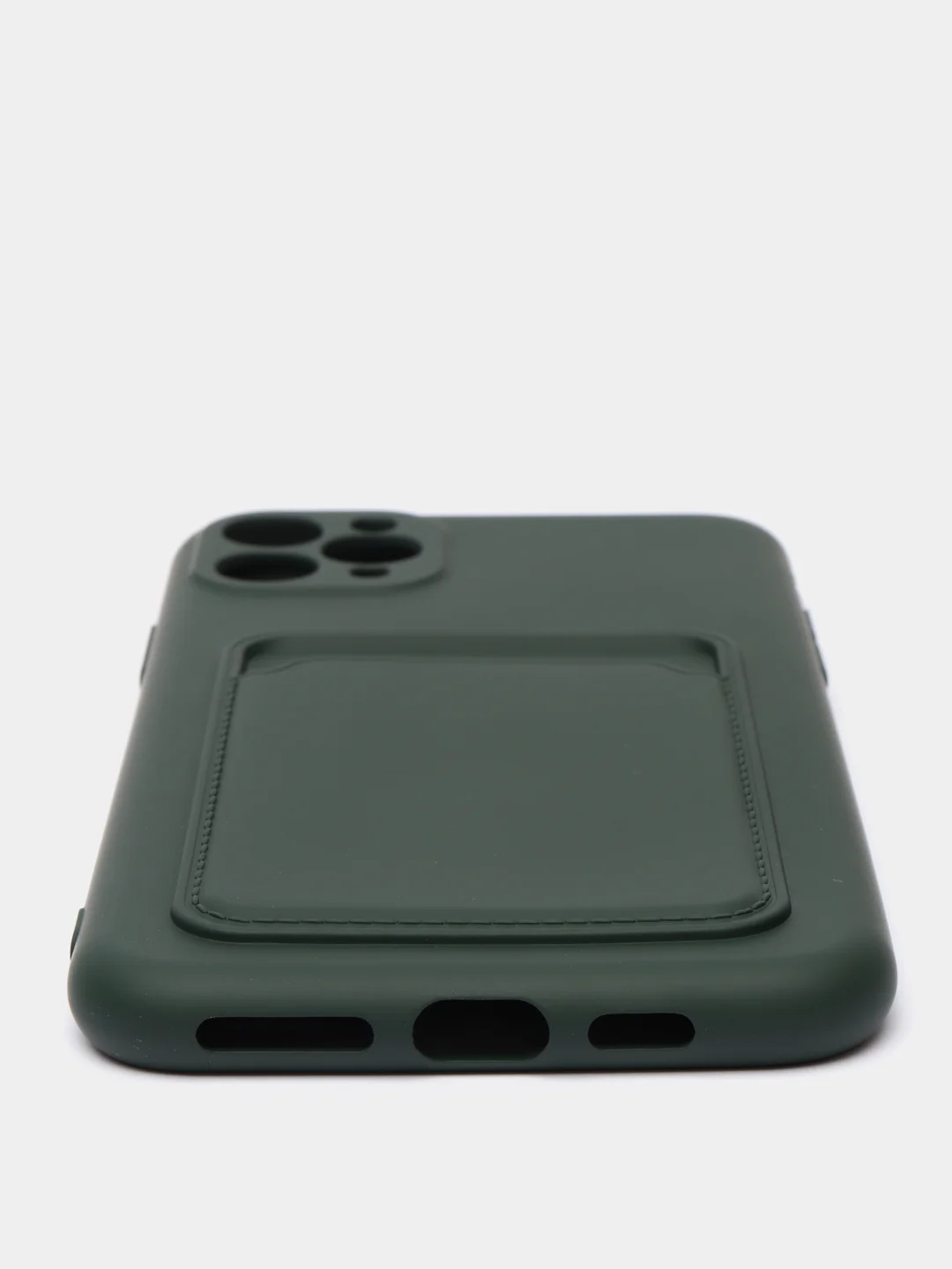 Зеленый чехлы Iphone c кармашком для карт