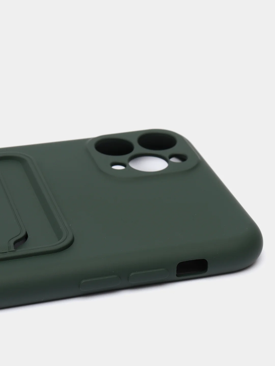 Зеленый чехлы Iphone c кармашком для карт