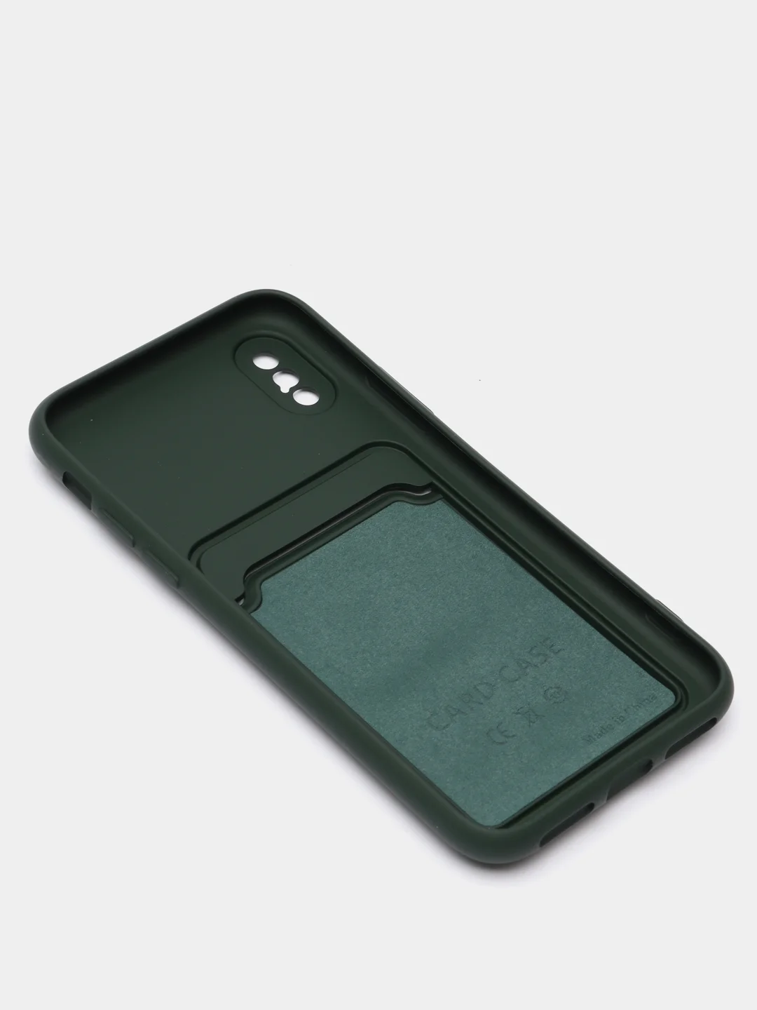 Зеленый чехлы Iphone c кармашком для карт