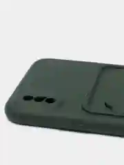 Зеленый чехлы Iphone c кармашком для карт