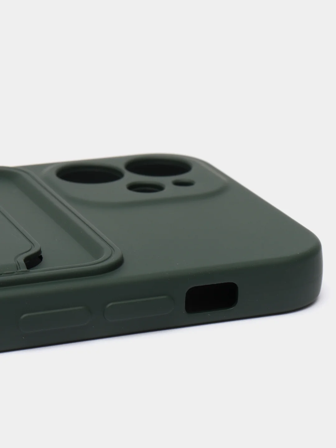 Зеленый чехлы Iphone c кармашком для карт
