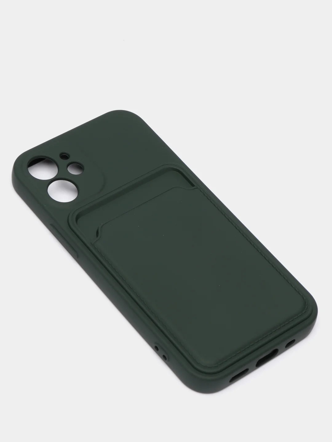 Зеленый чехлы Iphone c кармашком для карт