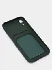 Зеленый чехлы Iphone c кармашком для карт