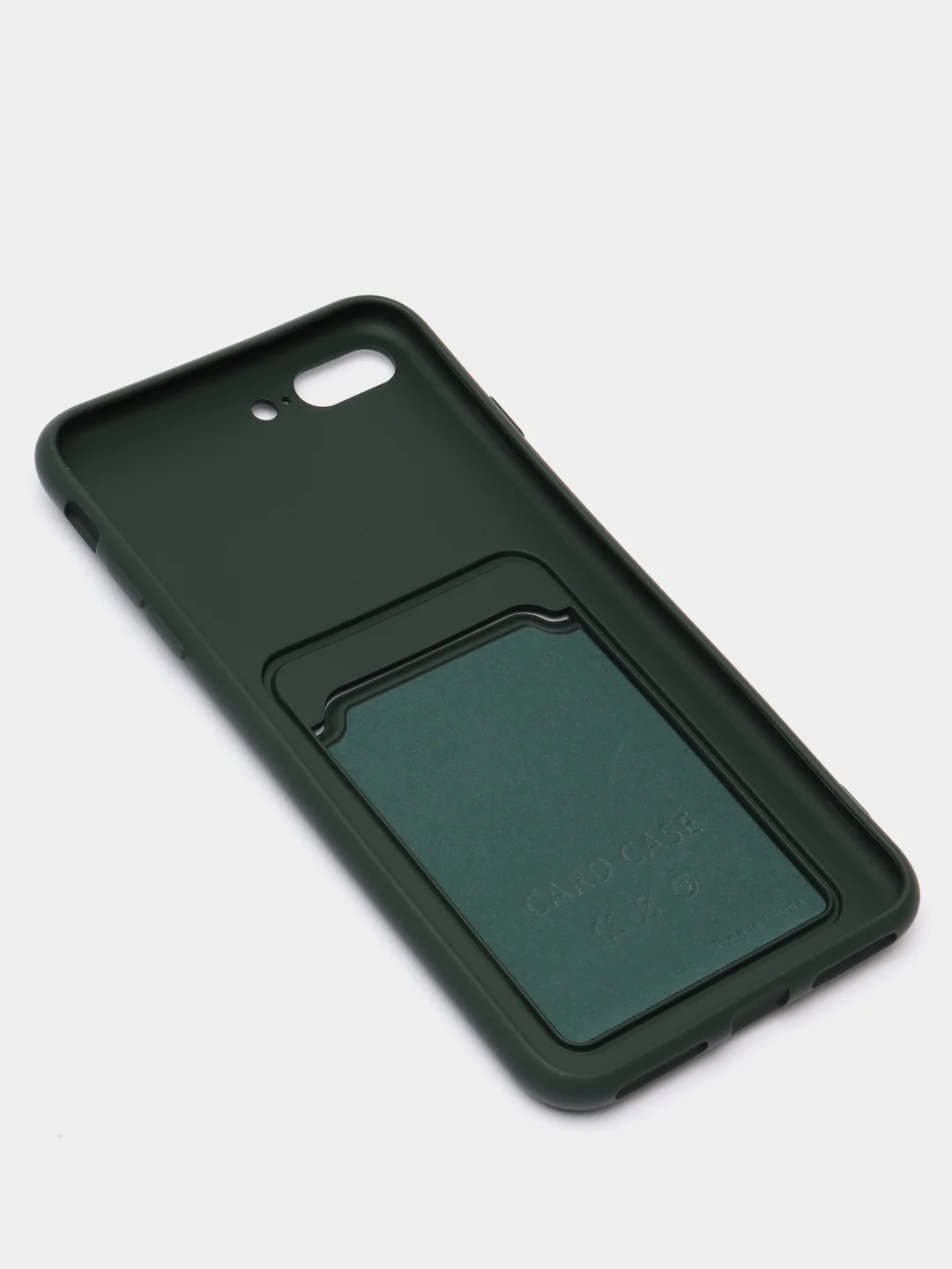 Зеленый чехлы Iphone c кармашком для карт