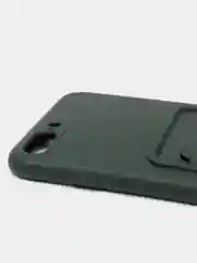 Зеленый чехлы Iphone c кармашком для карт