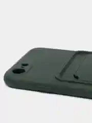 Зеленый чехлы Iphone c кармашком для карт