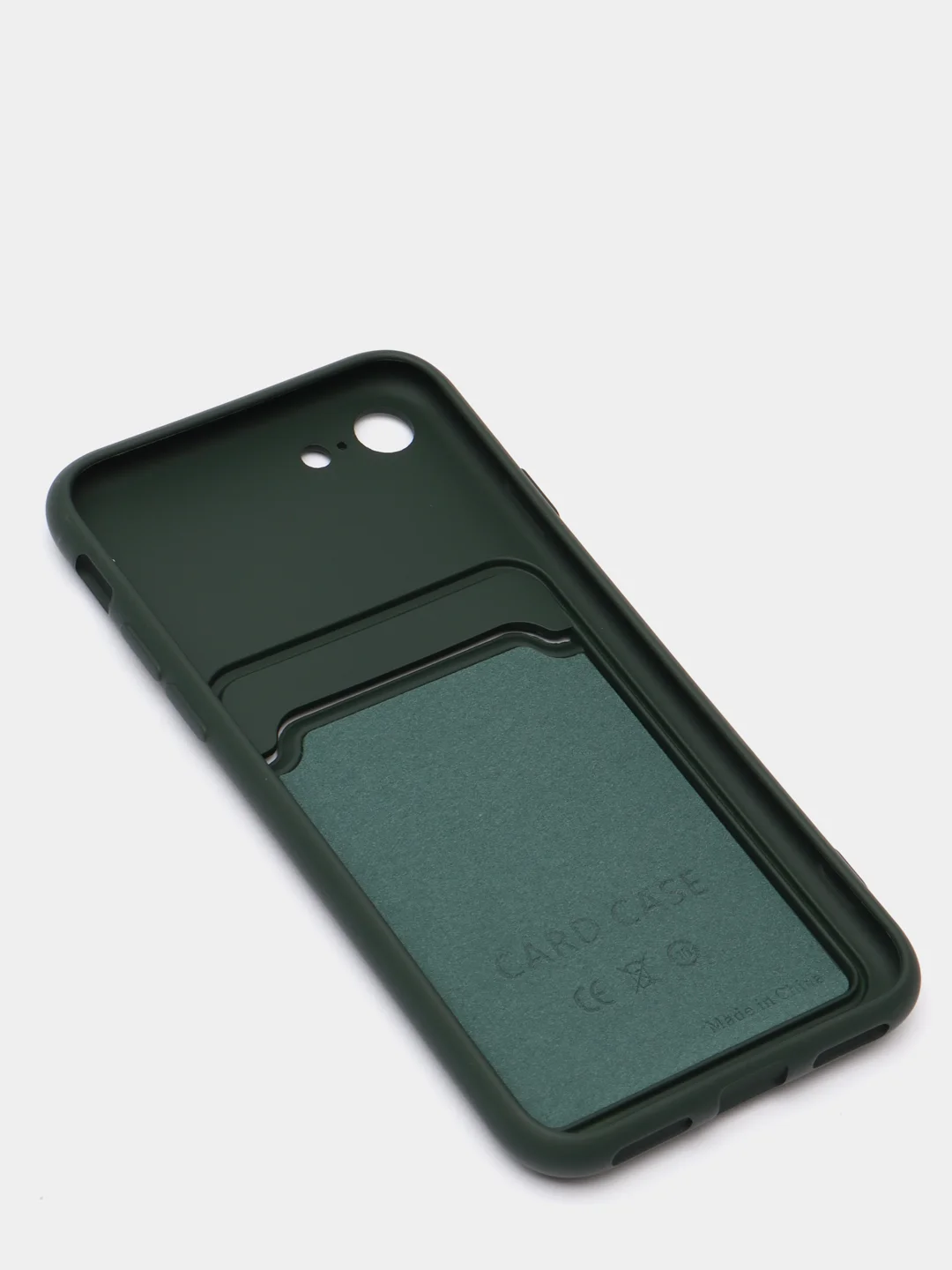 Зеленый чехлы Iphone c кармашком для карт